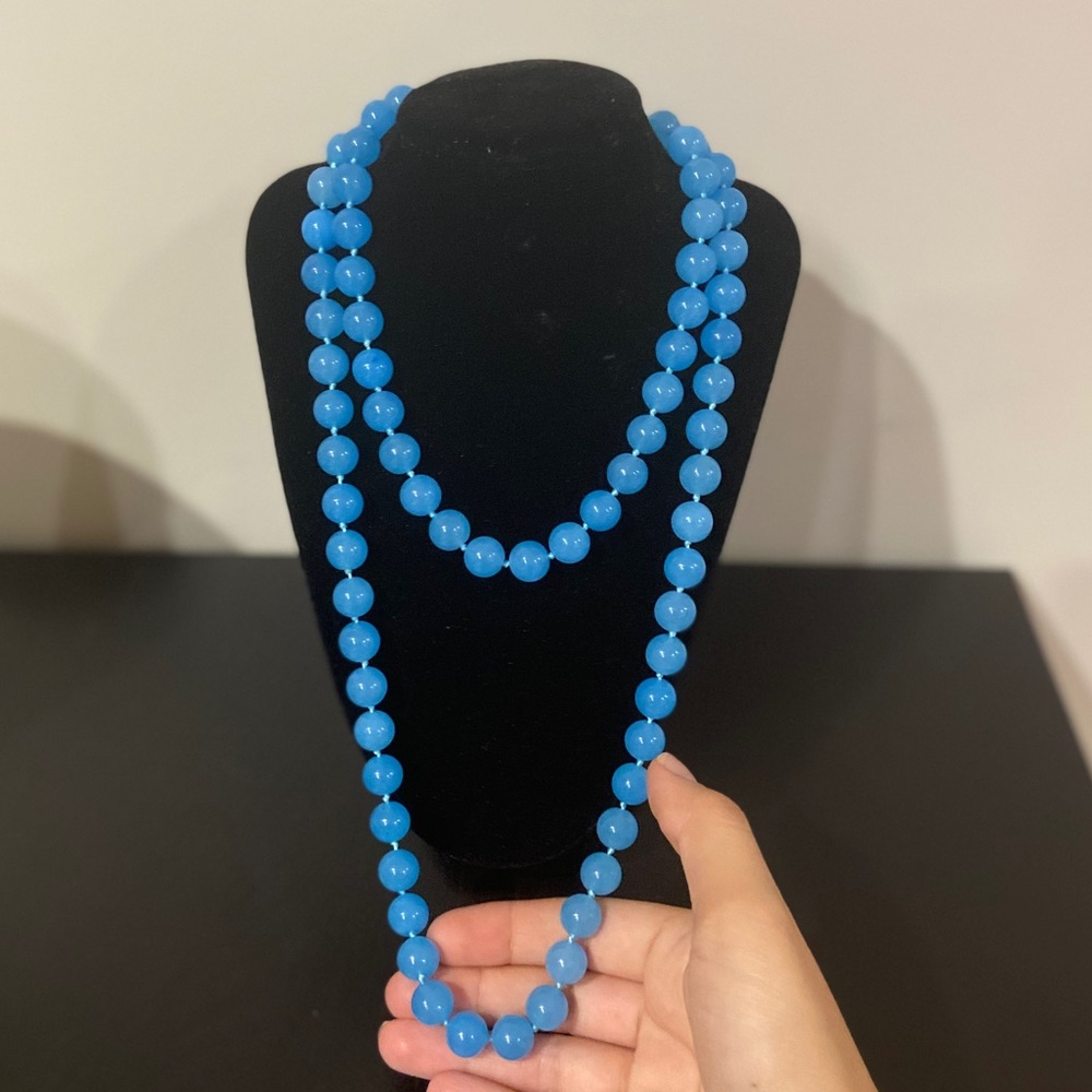 Blue Agate Necklace